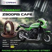 Load image into Gallery viewer, Fork Oil Seals Pair For Kawasaki Z900RS Café (2018 Onwards) - CPF55-117 - CRANK1