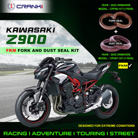Fork And Dust Seals Kit For Kawasaki Z900 (2022 Onwards) - CRANK1