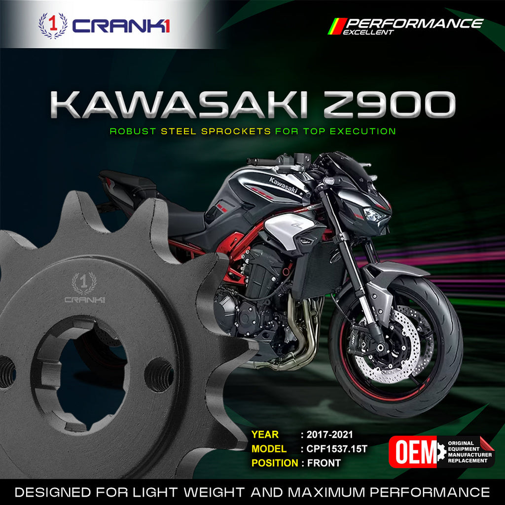 Sprocket For Kawasaki Z900 (2017-2021) - Front - CPF1537.15T - CRANK1