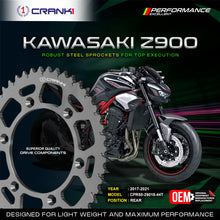 Load image into Gallery viewer, Sprocket For Kawasaki Z900 (2017-2021) - Rear - CPR50-29018-44T - CRANK1