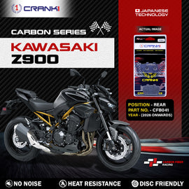 Carbon Brake Pads For Kawasaki Z900 (2026 Onwards) - Rear - CFB041 - 1 Set - CRANK1