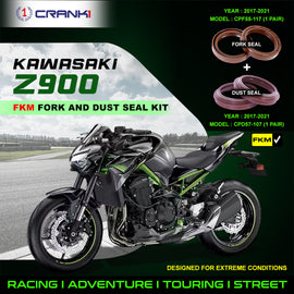 Fork And Dust Seals Kit For Kawasaki Z900 (2017-2021) - CRANK1