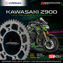 Load image into Gallery viewer, Sprocket For Kawasaki Z900 (2022-2024) - Rear - CPR1489.42T - CRANK1