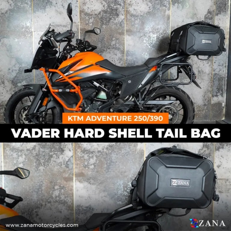 Vader Hard Shell Tail Bag (65 litre) with Free 2 Waterproof Storage Bag and 1 Bungee Cord