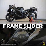 FRAME SLIDER BLACK FOR SUZUKI HAYABUSA 1300