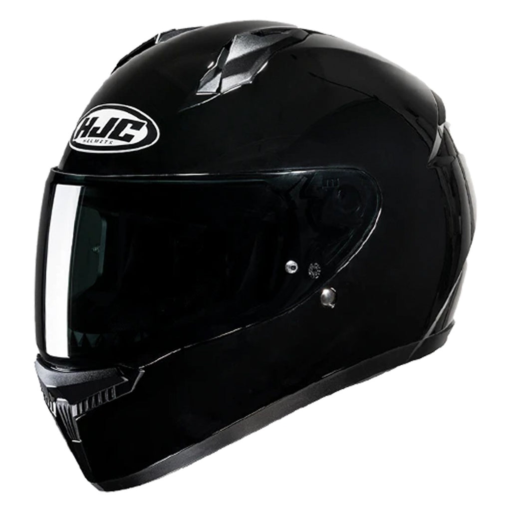 HJC C10 SOLID BLACK HELMET