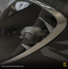 Load image into Gallery viewer, FRAME SLIDER BLACK FOR SUZUKI HAYABUSA 1300