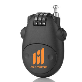 Easy lock (Anti-theft Password Wheel Helmet Coded Lock Black