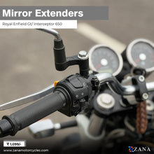 Load image into Gallery viewer, ZANA-  MIRROR EXTENDER FOR GT/INTERCEPTOR 650