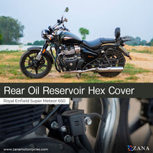 Load image into Gallery viewer, ZANA-REAR OIL RESERVOIR HEX COVER FOR SUPER METEOR 650