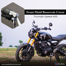 Load image into Gallery viewer, ZANA-FRONT FLUID RESERVOIR COVER FOR TRIUMPH SPEED 400