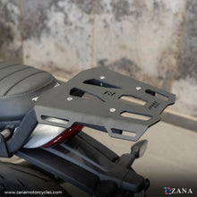 Load image into Gallery viewer, ZANA-TOP RACK WITH PLATE T-2 BLACK FOR FOR TRIUMPH SPEED 400