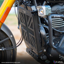Load image into Gallery viewer, ZANA-RADIATOR GRILL UK FLAG BLACK FOR TRIUMPH SPEED 400