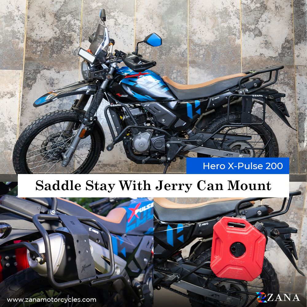 Zana  SADDLE STAY WITH JERRY CAN MOUNT FOR X-PULSE 200