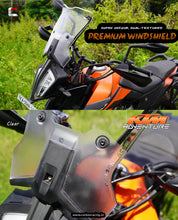 Load image into Gallery viewer, CarbonRacing KTM 390 Adventure Windshield V2 - Clear