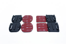 Base Mounts 2x Flat & 2x Curved Mounts