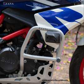 ZANA BMW G310R/GS   LOWER ENGINE GUARD WITH PUCK SILVER