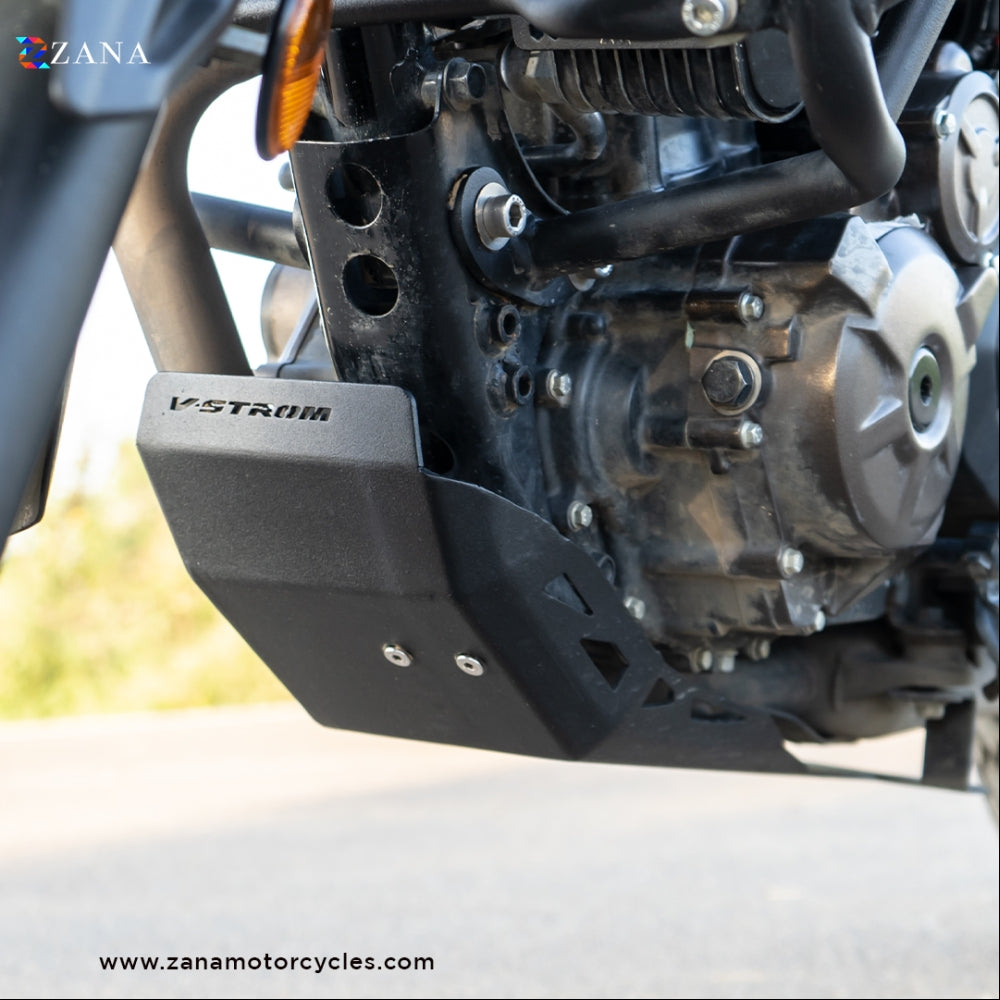 ZANA -BASH PLATE BLACK ALUMINIUM FOR V-STROM 250