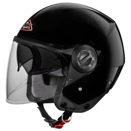 SMK Cooper Glass Black Helmet GL200
