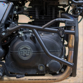 ZANA-SCRAM 411 ENGINE FRAME WITH SLIDER BLACK