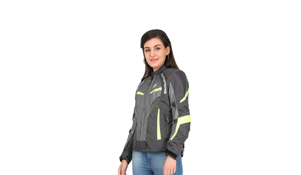 Solace Asmi Ladies Jacket V3 (Grey&Neon)