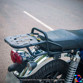 Zana Top Rack With Plate Black- Honda 350