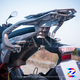 Zana Top Rack With Plate Black- BMW 310GS