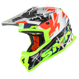 SMK Allterra Fulmine Motorcycle Off Road Helmet GL174