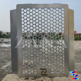 Zana Honeycomb Type-1 Radiator Grill Silver GT & Interceptor 650