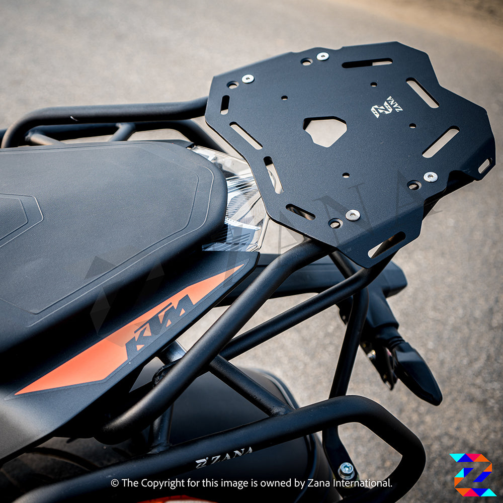 Zana Top Rack With Plate T-2 BLACK- KTM Duke250/ 390-2019-2021