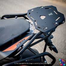 Load image into Gallery viewer, Zana Top Rack With Plate T-2 BLACK- KTM Duke250/ 390-2019-2021