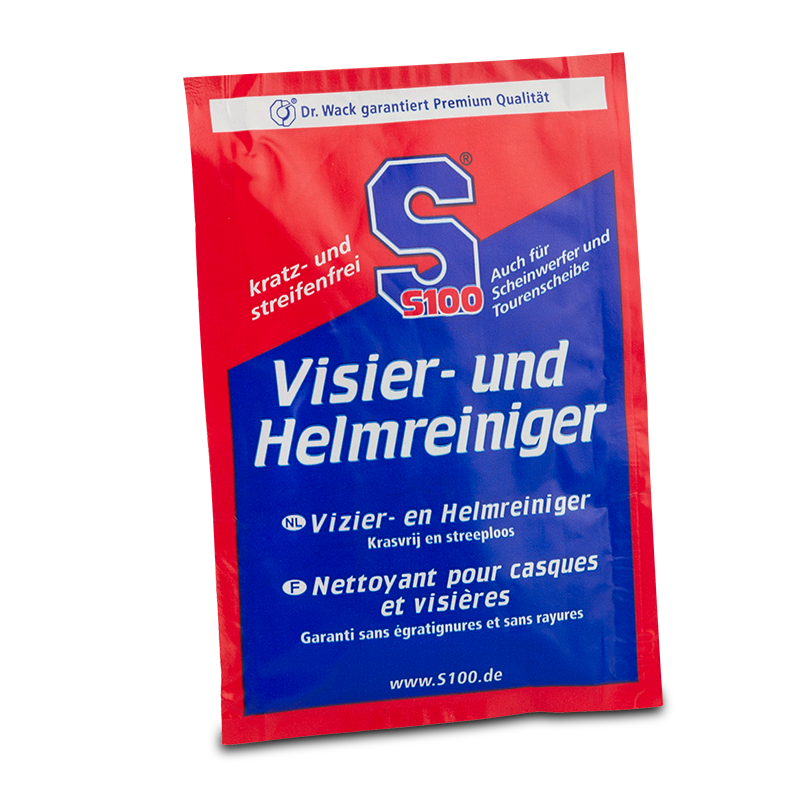 S100 Visor and Helmet Cleaner (POUCHES) Crossroad the biker stop