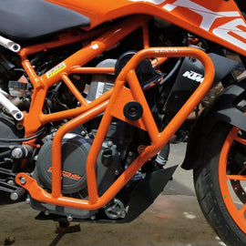 Zana Engine Guard with sliders - KTM 390/250CC-Orange