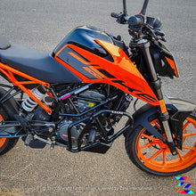 Load image into Gallery viewer, Zana Engine Guard with sliders - KTM Duke 200 BS6 -Black