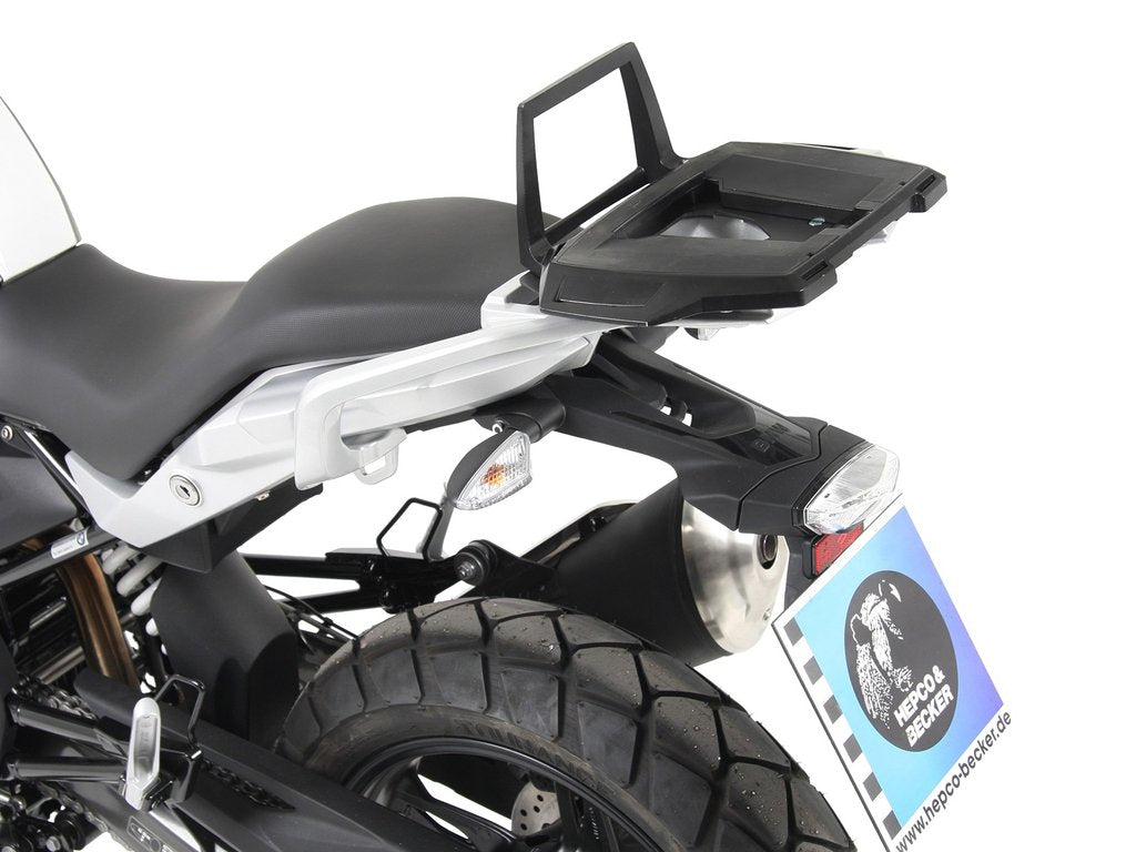 PRE ORDER ONLY Hepco & Becker BMW GS 310 Alurack Top Case Carrier–Black_Pair