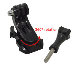 Action Camera Mount-360 Degree Rotation J Hook Buckle Base Mount