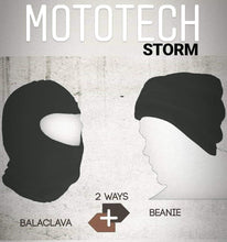 Load image into Gallery viewer, Mototech Storm  Balaclava Black