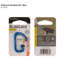 Load image into Gallery viewer, NITE IZE-CARABINER WITH SLIDELOCK (PCS) - ALUMINIUM-BLUE
