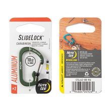 Load image into Gallery viewer, NITE IZE-CARABINER WITH SLIDELOCK (PCS) - ALUMINIUM-SIZE-02