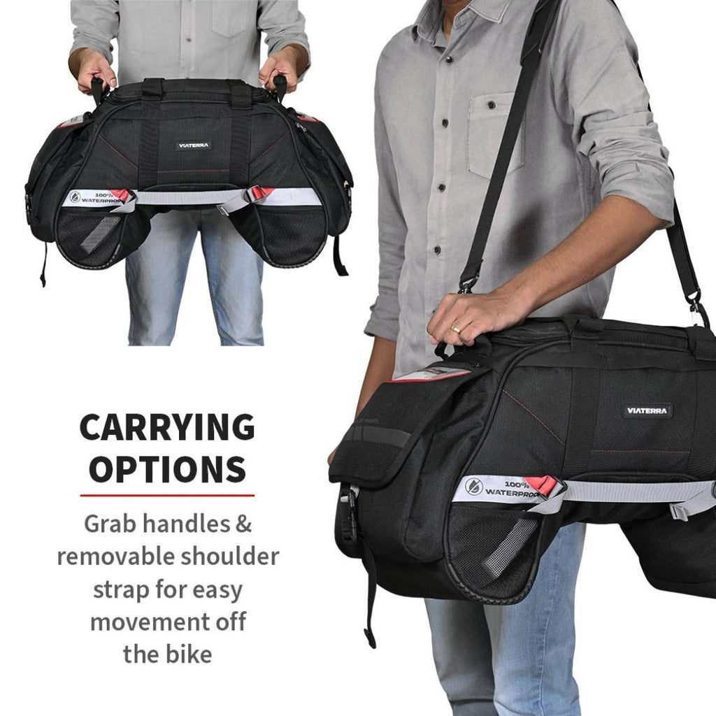 Viaterra Claw Mini V3 48L100% WP Motorcycle Tail Bag