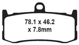 Triumph Daytona 675 Standard Brake Pads - EBC Brakes Pads