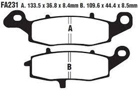 Kawasaki Er6n Brake Pads - EBC Brakes