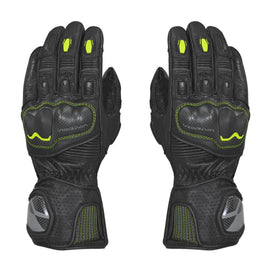 VIATERRA GRID V2 – FULL GAUNTLET GLOVES (Flu/Green)