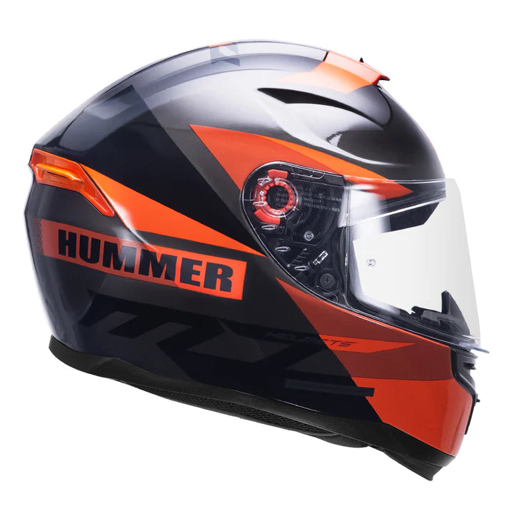 MT Hummer Quo Red Gloss) Motorcycle Helmet MT