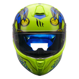 MT-HELMET TARGO JOKER C3 GLOSS FL YW