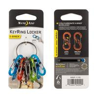 Load image into Gallery viewer, NITE IZE-KEYRING LOCKER WITH S-BINER (PLASTIC)