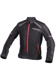 Motomarshall - Valor Black Red Mesh Jackets
