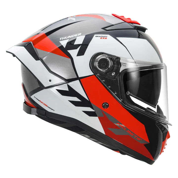 MT- Thunder 4 Exa (Gloss) Red Motorcycle Helmet