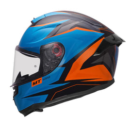 MT- HELMET HUMMER STARK D17 GLOSS BLUE