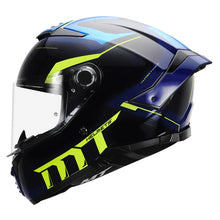Load image into Gallery viewer, MT- Thunder 4 Sv Goblin Blue Motorcycle Helmet MT